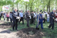 В Липецке ветераны заложили «Аллею Патриотов»