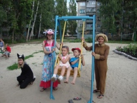 В посёлке Матырский открыли детскую площадку «Светлая поляна»