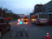 В Липецке продолжается ремонт аварийных участков магистралей