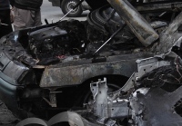 В Липецке снова сгорели три автомобиля