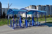 На Березовой аллее в Липецке установили спортивные тренажеры На Березовой аллее в Липецке установили спортивные тренажеры