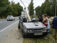 Водитель «ВАЗа» погиб на месте