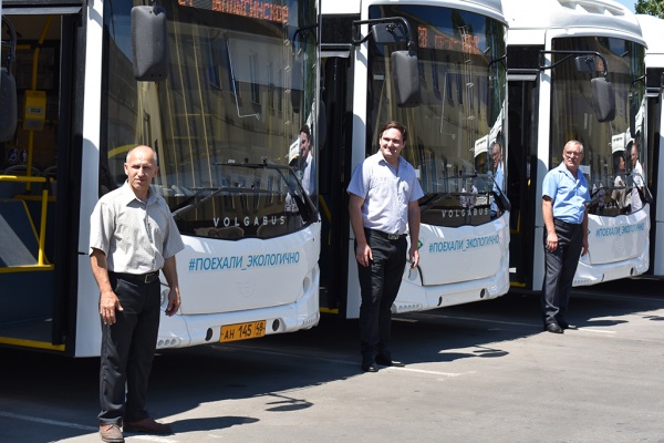 Приобретенные в рамках программы обновления городского транспорта автобусы будут осуществлять перевозку работников «НЛМК»