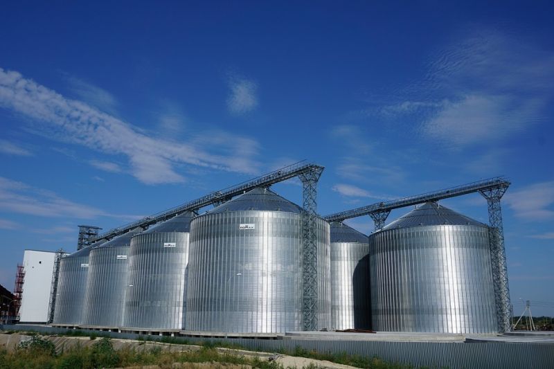 В Липецком районе компания «Агро-Элеватор» построила новое зернохранилище мощностью 40 тыс. тонн