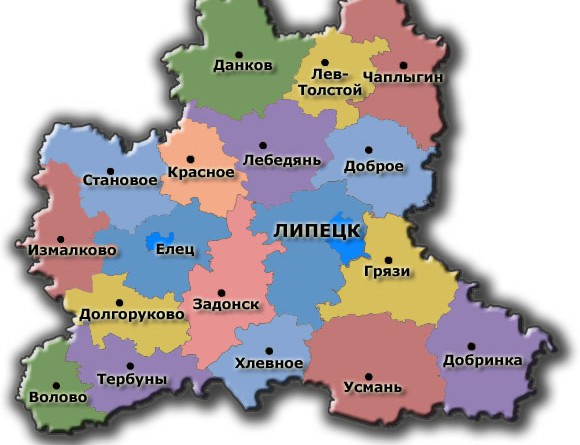 Липецкая область внесет координатное описание своих границ в ЕГРН