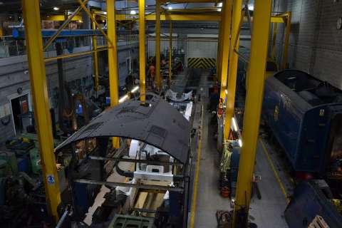 После технического перевооружения в Ельце ввели в эксплуатацию локомотивное ремонтное депо 