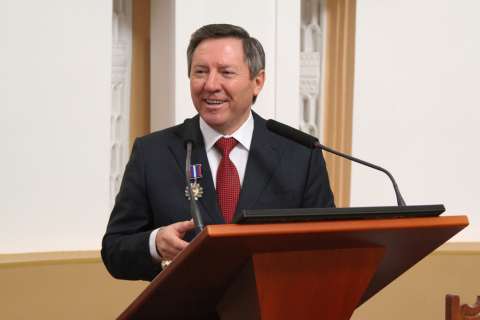 Губернатора Липецкой области Олега Королева «приняли» в строители