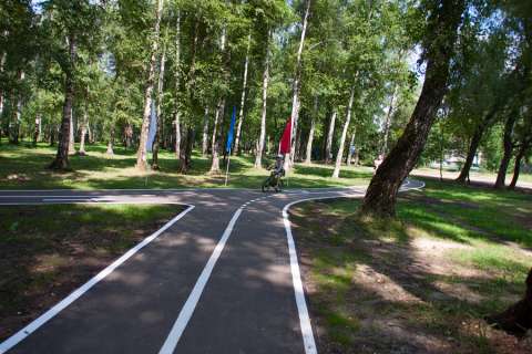 В Липецком районе к концу лета появится велодорожка протяженностью 5 км