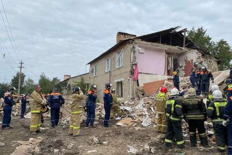Обрушение жилого дома после взрыва бытового газа под Ельцом вылилось в уголовное дело