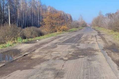 Липчане возмутились плохим состоянием дороги Тербуны-Волово после свежего ремонта