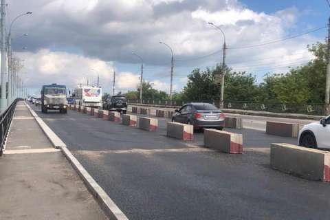В Липецке стартовал ремонт второй половины Сокольского моста
