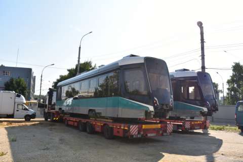 В Липецк приехали первые трамваи c автономным ходом и Wi-Fi