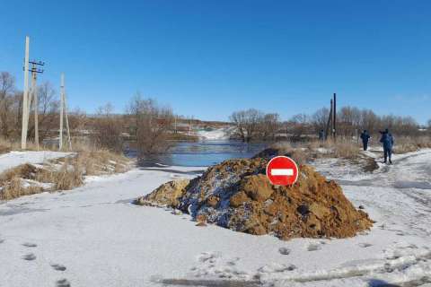 В Липецкой области паводок грозит подтопить два моста