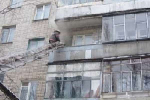 Пожарные успели спасти человека