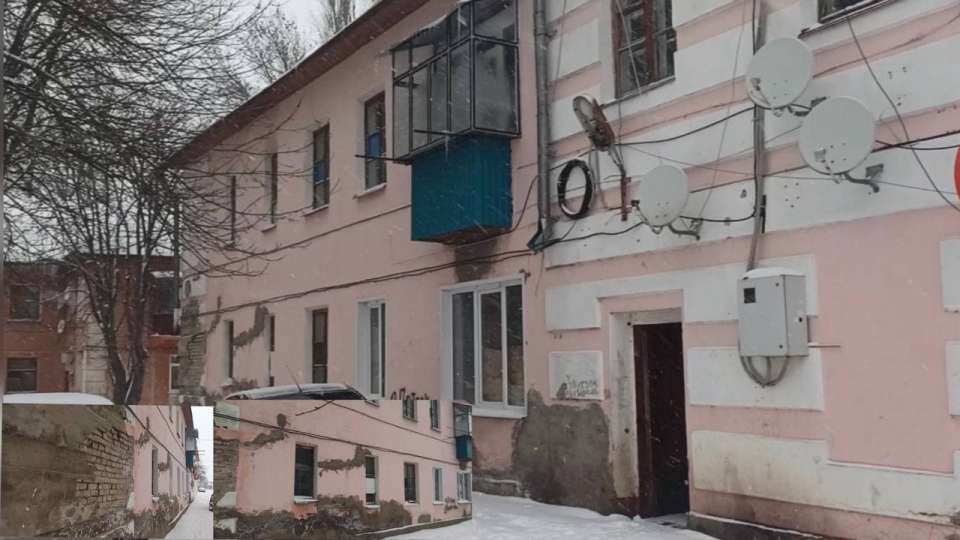 Жители аварийного дома под Липецком боятся не дожить до своего расселения