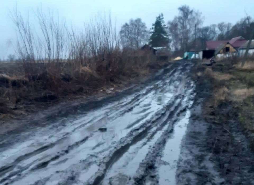 Жители липецкого села не могут дождаться медиков и служб быстрого реагирования из-за ужасных дорог