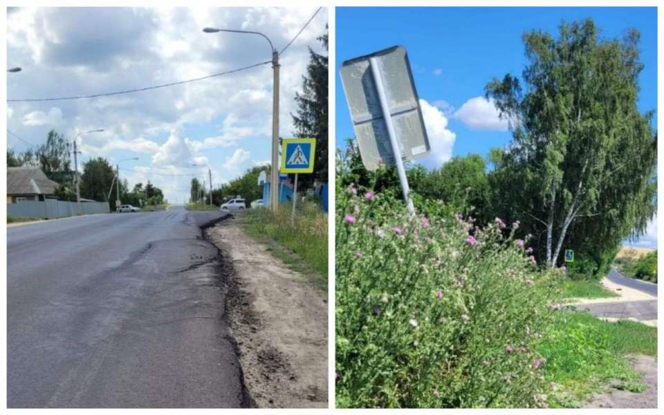 Хоть трава не расти: к состоянию тербунских дорог вновь возникли вопросы