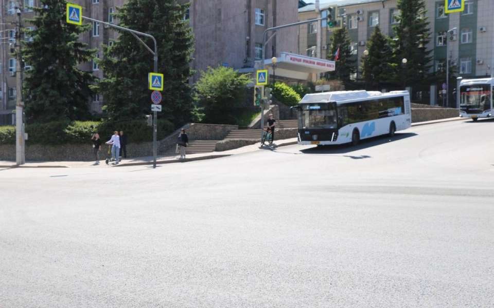 В Липецке появятся выделенные полосы для общественного транспорта в 2025 году