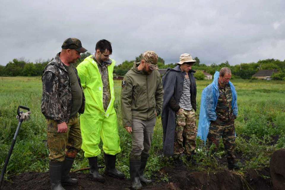 В Воловском округе обнаружены останки семи жертв нацистского концлагеря