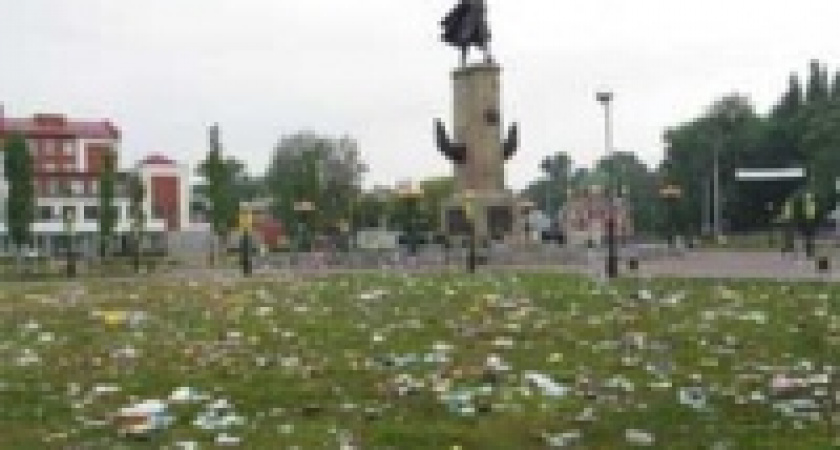 Мусор убрали быстро