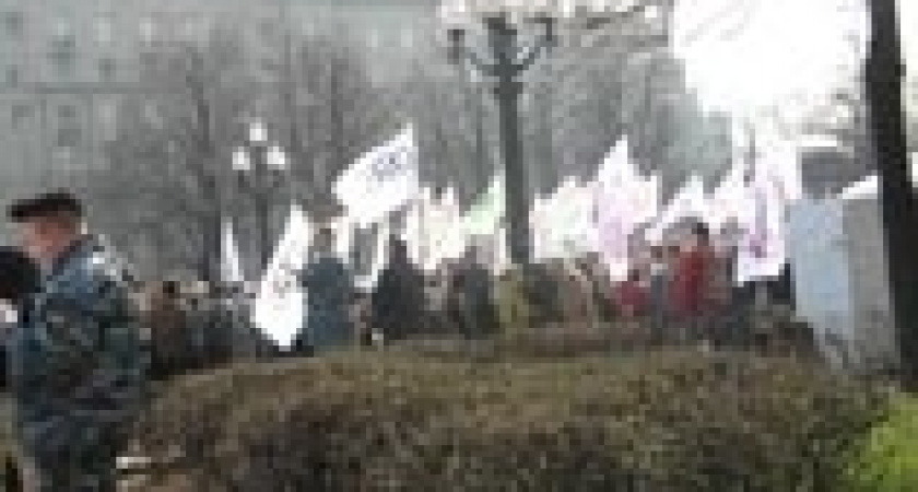 Липецкий ОМОН побывал на митинге в Москве
