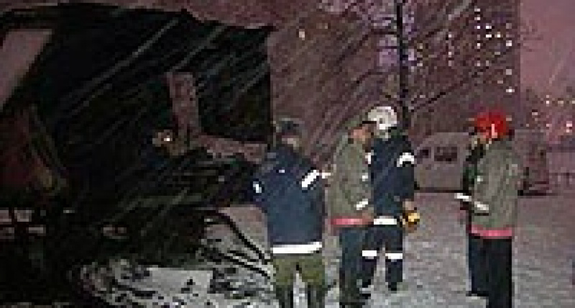 Пожар в вагончике