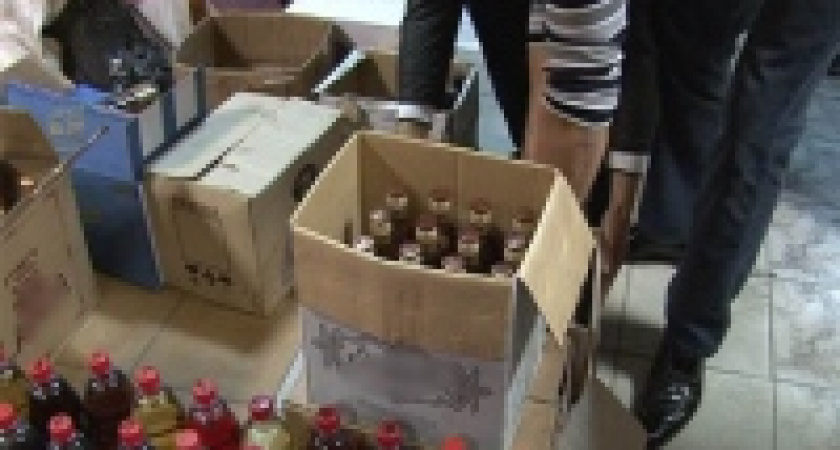 В Липецке полиция захватила крупную партию поддельного алкоголя 