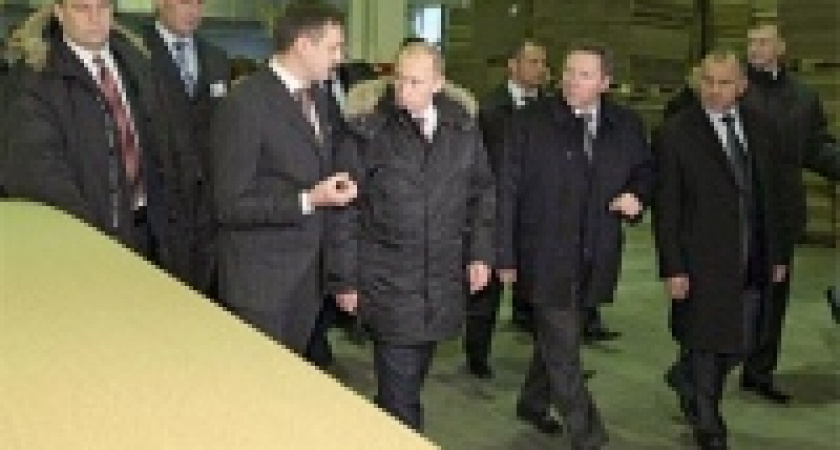 В Липецк приехал Владимир Путин