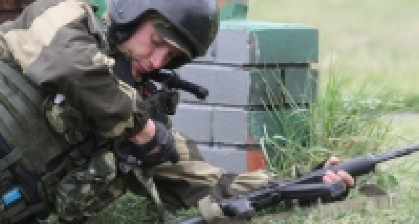 Липецкий ОМОН провел неделю в поле