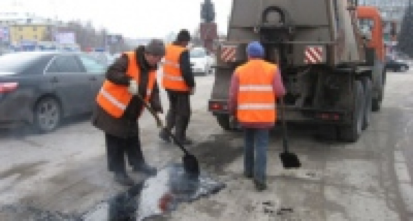 Аварийный ремонт дорог Липецка идет по намеченному плану 