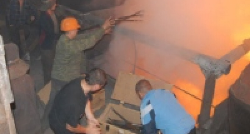 Оружие сгорело в печи