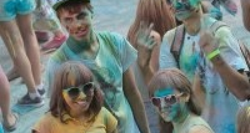 В Липецке впервые прошел Фестиваль красок