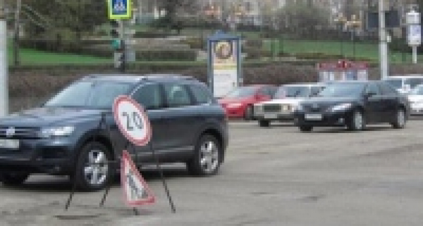 Из-за дорожных работ движение транспорта в центре Липецка будет затруднено