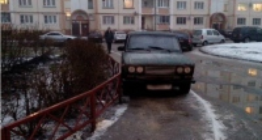 Липчанин «оштрафовал» водителя за неправильную парковку