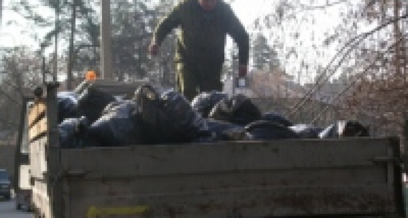 В рамках общегородского субботника из парков Липецка вывезено несколько сотен кубометров мусора