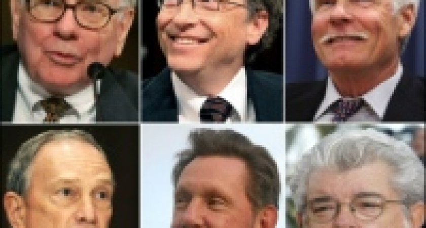 В США супербогатые отдадут половину денег на благие дела