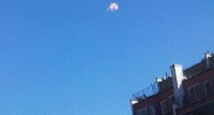 Жители Нью-Йорка увидели в небе НЛО