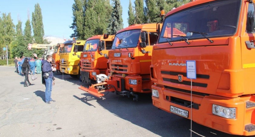 На парад в Липецкой области «съедутся» более 20 наименований коммунальной техники