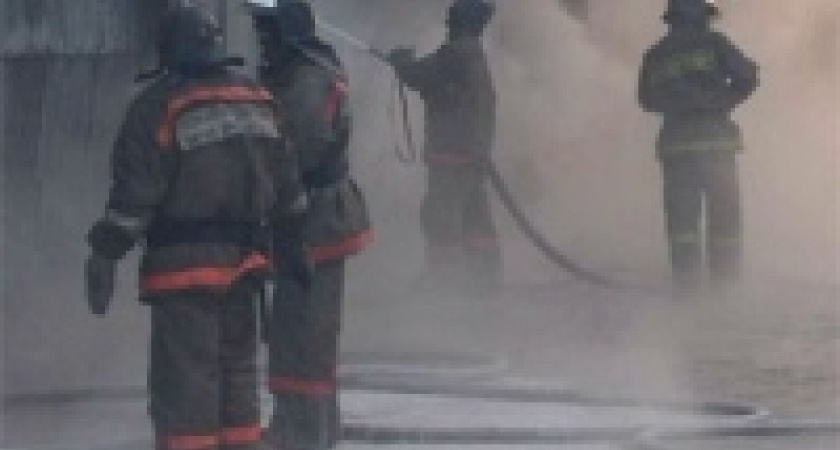 На НЛМК тушили пожар по повышенному рангу