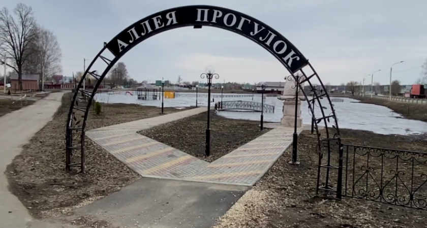 Построенный в рамках нацпроекта парк под Липецком ушёл под воду