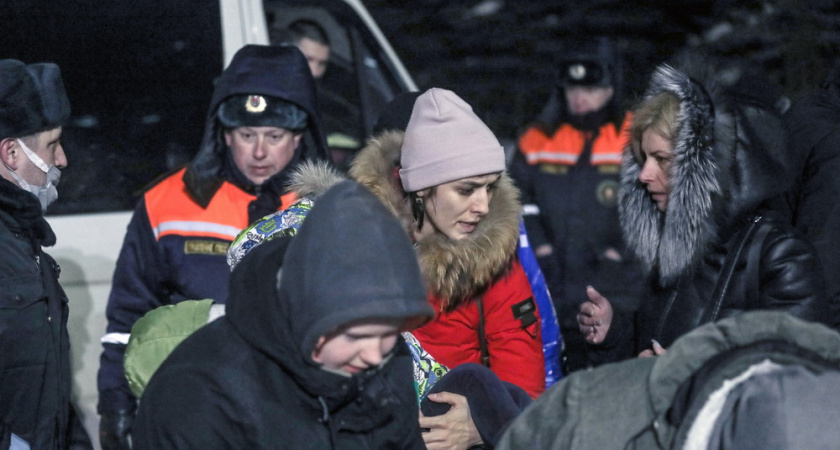В Липецкую область приехал второй поезд с беженцами из Украины