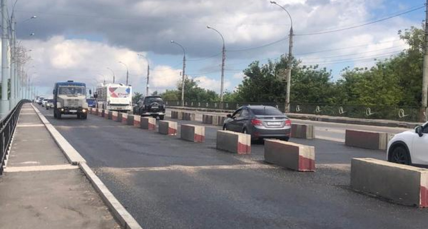 В Липецке стартовал ремонт второй половины Сокольского моста