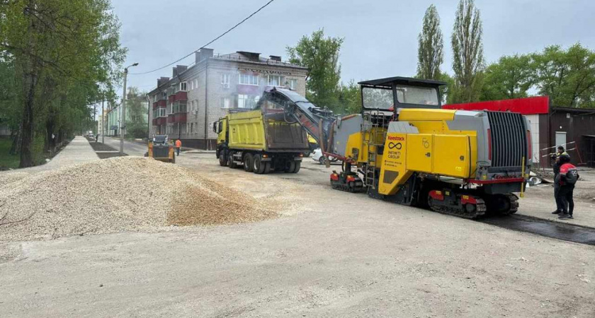 В Липецкой области продолжается дорожный ремонт по нацпроекту