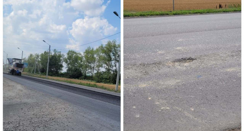 Общественник обратил внимание на постоянный ремонт тербунской дороги