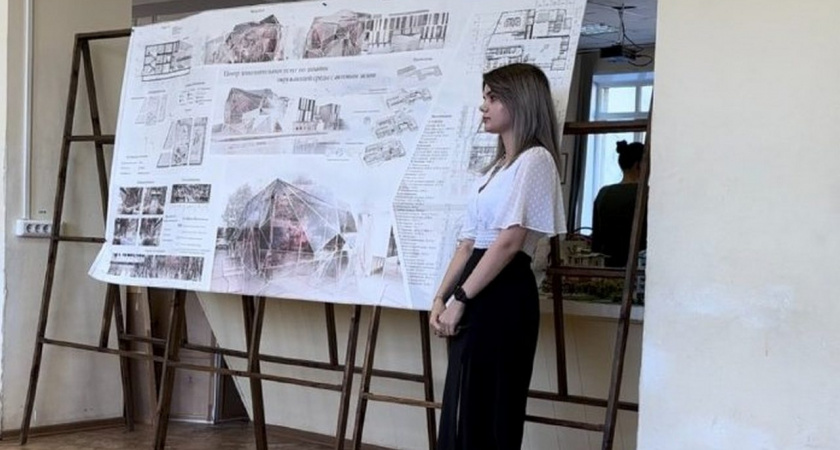 Проект эко-архитектуры здания разработала липецкая студентка 