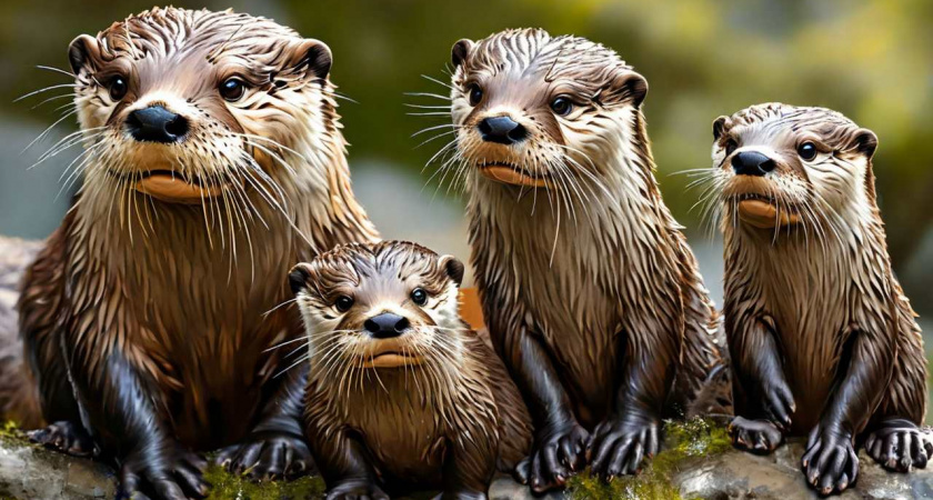 В Липецкой области обитает 434 выдры