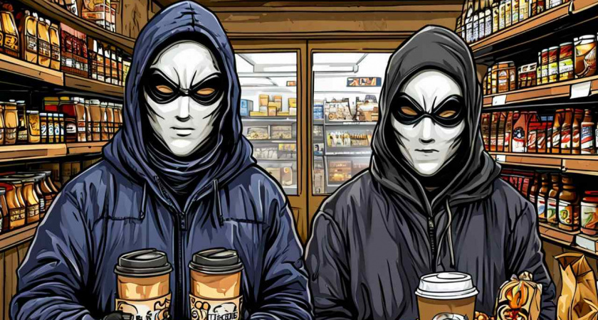 Пятеро липчан позарились на кофе и еду в воронежском супермаркете