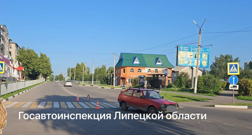 В липецкой Лебедяни сбили пешехода