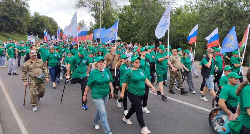 В Липецке состоялся Парад физкультурников