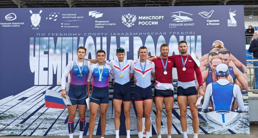 Липецкие гребцы собрали 13 медалей на Чемпионате России в Москве